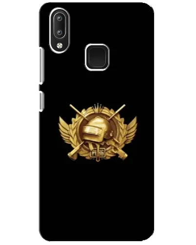 Чехол для Vivo Y95 с картинкой «PUBG — оранжевый градиент»