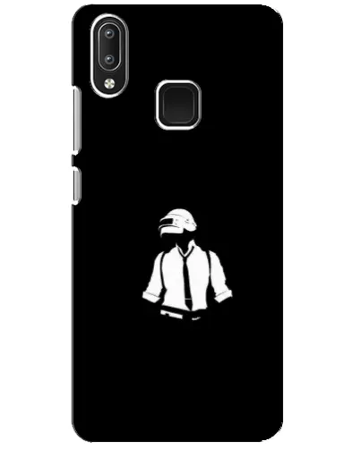 Чехол для Vivo Y95 с картинкой «PUBG — белый шлем»