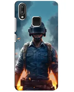 Чехол для Vivo Y95 с картинкой «PUBG — реалистичный герой»