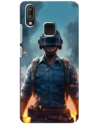 Чехол для Vivo Y95 с картинкой «PUBG — реалистичный герой»