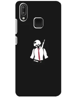 Чехол для Vivo Y95 с картинкой «PUBG — силуэт воина»