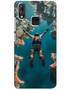 Чехол для Vivo Y95 с картинкой «PUBG — свободное падение»
