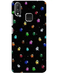 Чехол для Vivo Y95 с картинкой «Экипаж Among Us»