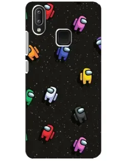Чехол для Vivo Y95 с картинкой «Космический паттерн Among Us»