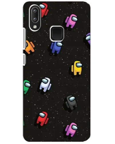 Чехол для Vivo Y95 с картинкой «Космический паттерн Among Us»