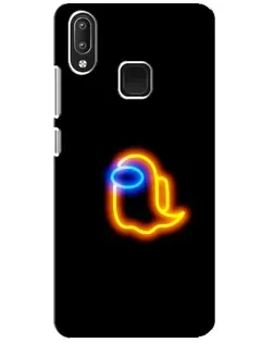 Чехол для Vivo Y95 с картинкой «Among Us неоновое сияние»