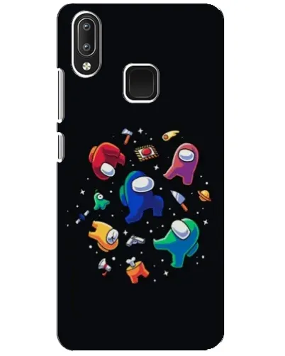 Чехол для Vivo Y95 с картинкой «Among Us космос»