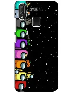 Чехол для Vivo Y95 с картинкой «Команда Among Us»
