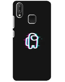 Чехол для Vivo Y95 с картинкой «Among Us неон»