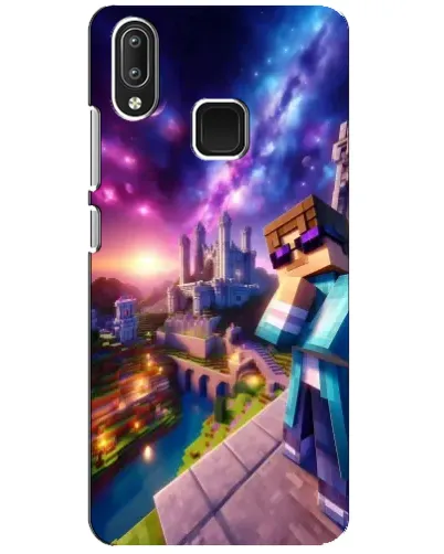 Чехол для Vivo Y95 с картинкой «Стив и космос» Чехол для Vivo Y95 с картинкой «Стив и космос»