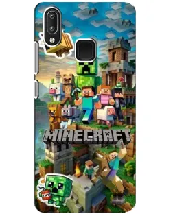 Чехол для Vivo Y95 с картинкой «Замок Minecraft» Чехол для Vivo Y95 с картинкой «Замок Minecraft»