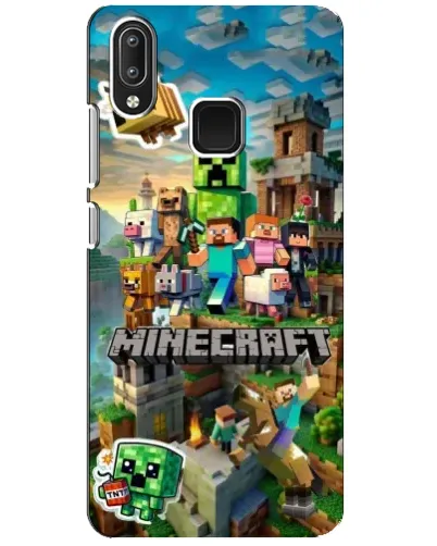 Чехол для Vivo Y95 с картинкой «Замок Minecraft» Чехол для Vivo Y95 с картинкой «Замок Minecraft»