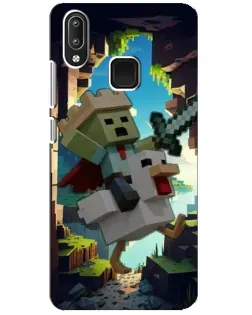 Чехол для Vivo Y95 с картинкой «Стив и гусь» Чехол для Vivo Y95 с картинкой «Стив и гусь»