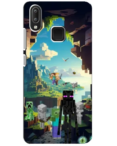 Чехол для Vivo Y95 с картинкой «Эндермен в лесу» Чехол для Vivo Y95 с картинкой «Эндермен в лесу»