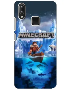 Чехол для Vivo Y95 с картинкой «Minecraft ледяной мир» Чехол для Vivo Y95 с картинкой «Minecraft ледяной мир»