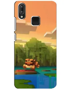 Чехол для Vivo Y95 с картинкой «Майнкрафт закат солнца» Чехол для Vivo Y95 с картинкой «Майнкрафт закат солнца»