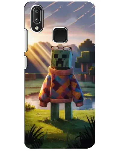 Чехол для Vivo Y95 с картинкой «Крипер в свитере» Чехол для Vivo Y95 с картинкой «Крипер в свитере»
