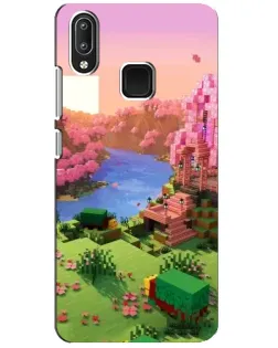 Чехол для Vivo Y95 с картинкой «Розовое дерево Minecraft» Чехол для Vivo Y95 с картинкой «Розовое дерево Minecraft»