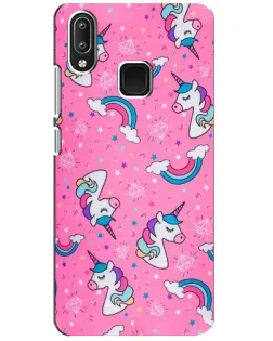 Чехол для Vivo Y95 с картинкой «Unicorn паттерн розовый» Чехол для Vivo Y95 с картинкой «Unicorn паттерн розовый»
