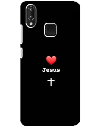 Чехол для Vivo Y95 с картинкой «Сердце - Jesus» Чехол для Vivo Y95 с картинкой «Сердце - Jesus»