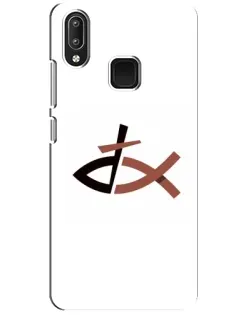 Чехол для Vivo Y95 с картинкой «Рыба и крест»