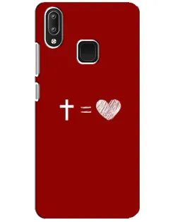 Чехол для Vivo Y95 с картинкой «Уравнение любви»