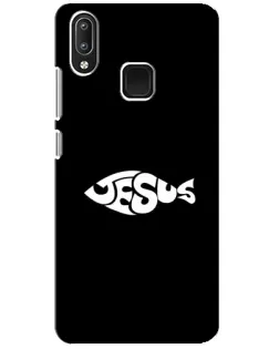 Чехол для Vivo Y95 с картинкой «Рыба Jesus»