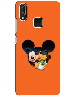 Чехол для Vivo Y95 с картинкой «Сердце Микки Минни»