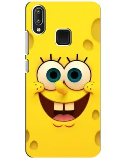 Чехол для Vivo Y95 с картинкой «Губка Боб улыбка»