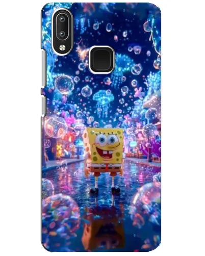 Чехол для Vivo Y95 с картинкой «Неоновый океан»