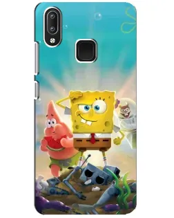 Чехол для Vivo Y95 с картинкой «Спанч Боб победитель»