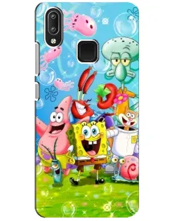 Чехол для Vivo Y95 с картинкой «Губка Боб и друзья»
