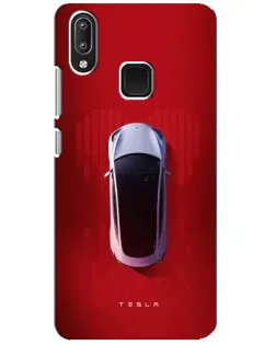 Чехол для Vivo Y95 с картинкой «Tesla Top View»