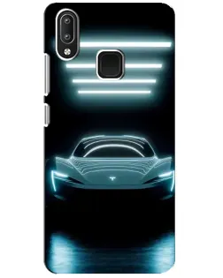 Чехол для Vivo Y95 с картинкой «Tesla в неоне»