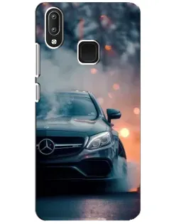 Чехол для Vivo Y95 с картинкой «Mercedes — ночной город»