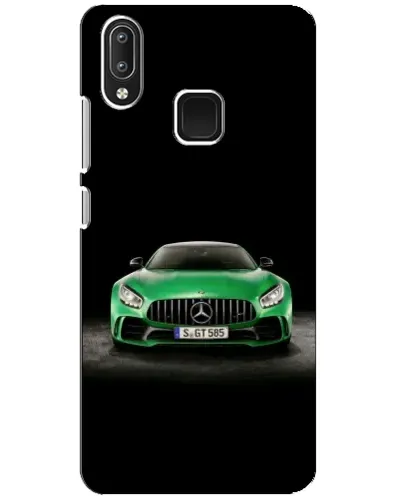 Чехол для Vivo Y95 с картинкой «Mercedes — неоновый лого»