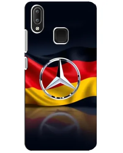 Чехол для Vivo Y95 с картинкой «Mercedes — флаг Германии»