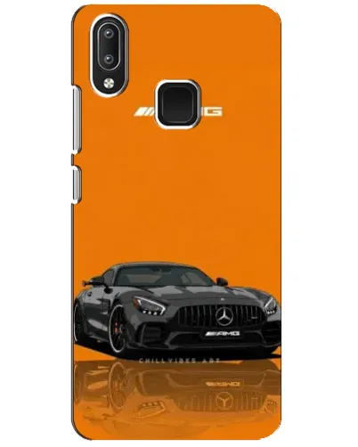 Чехол для Vivo Y95 с картинкой «Оранжевый Mercedes AMG»
