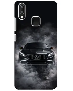 Чехол для Vivo Y95 с картинкой «Mercedes в дыму»