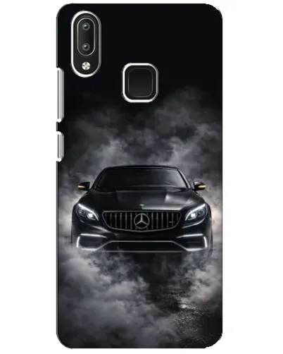 Чехол для Vivo Y95 с картинкой «Mercedes в дыму»