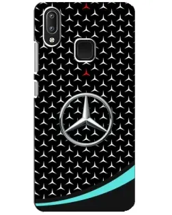Чехол для Vivo Y95 с картинкой «Mercedes — бирюзовый акцент»
