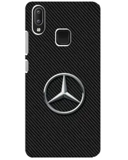Чехол для Vivo Y95 с картинкой «Карбоновый Mercedes стиль»