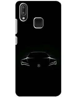 Чехол для Vivo Y95 с картинкой «Mercedes — силуэт авто»