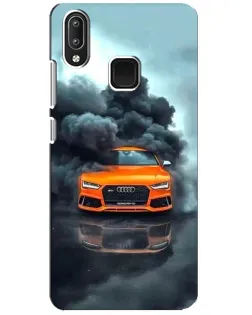 Чехол для Vivo Y95 с картинкой «Audi в облаках дыма»