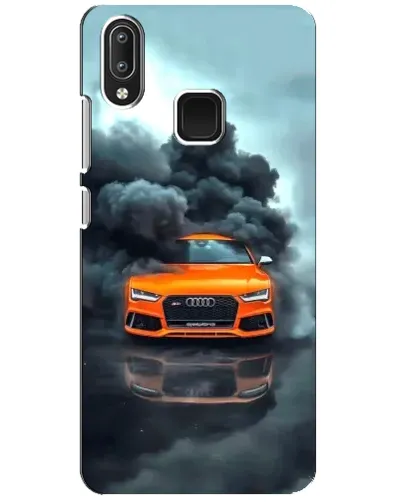 Чехол для Vivo Y95 с картинкой «Audi в облаках дыма»