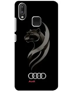 Чехол для Vivo Y95 с картинкой «Графика — пантера и Audi»