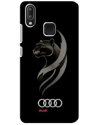 Чехол для Vivo Y95 с картинкой «Графика — пантера и Audi»