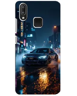 Чехол для Vivo Y95 с картинкой «Ночной город и Audi»