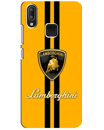 Чехол для Vivo Y95 с картинкой «Lamborghini Stripe желтый»
