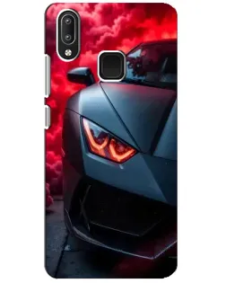 Чехол для Vivo Y95 с картинкой «Lamborghini красное сияние»